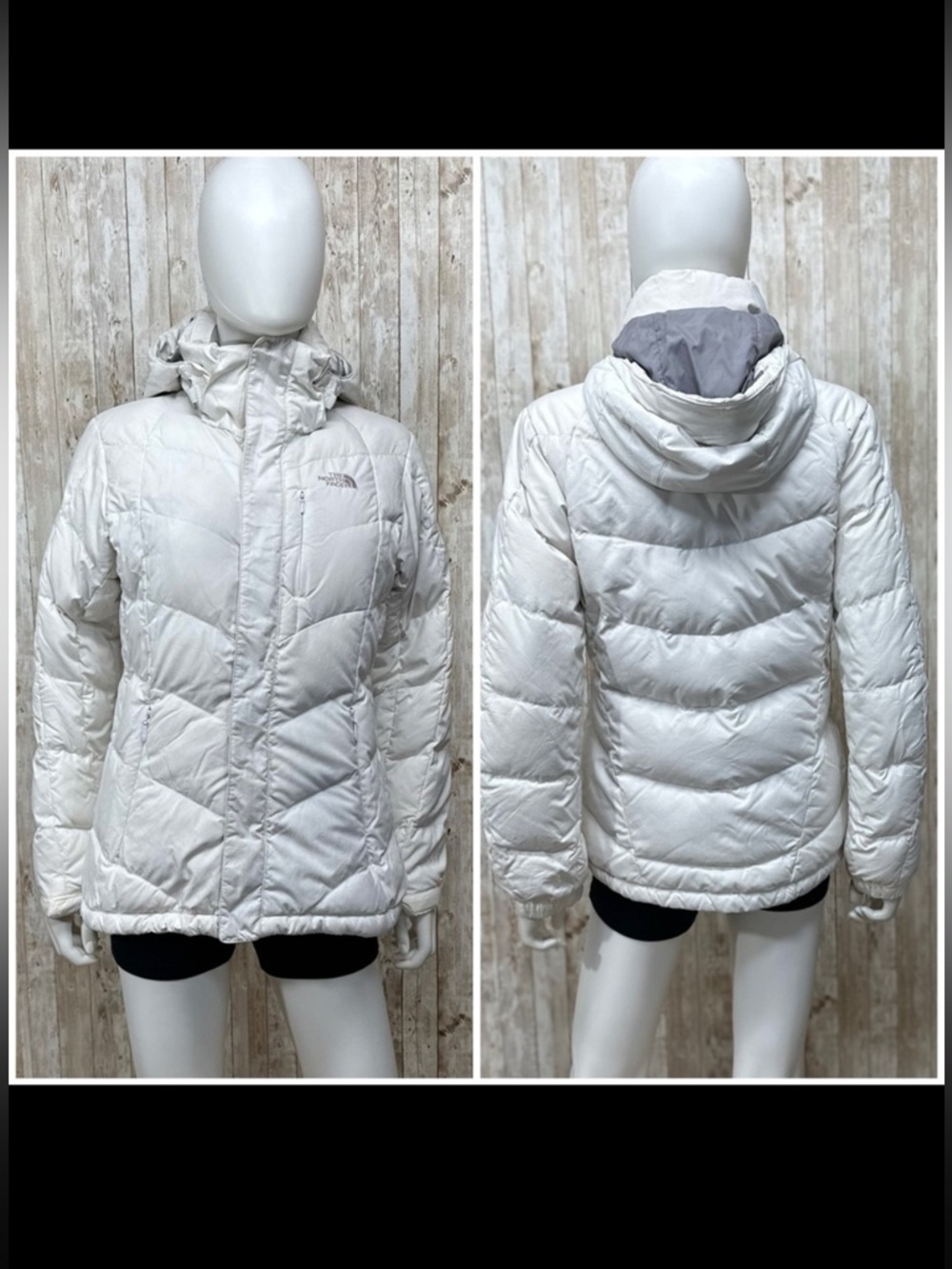 White North Face 550 Down Jacket [PP105]